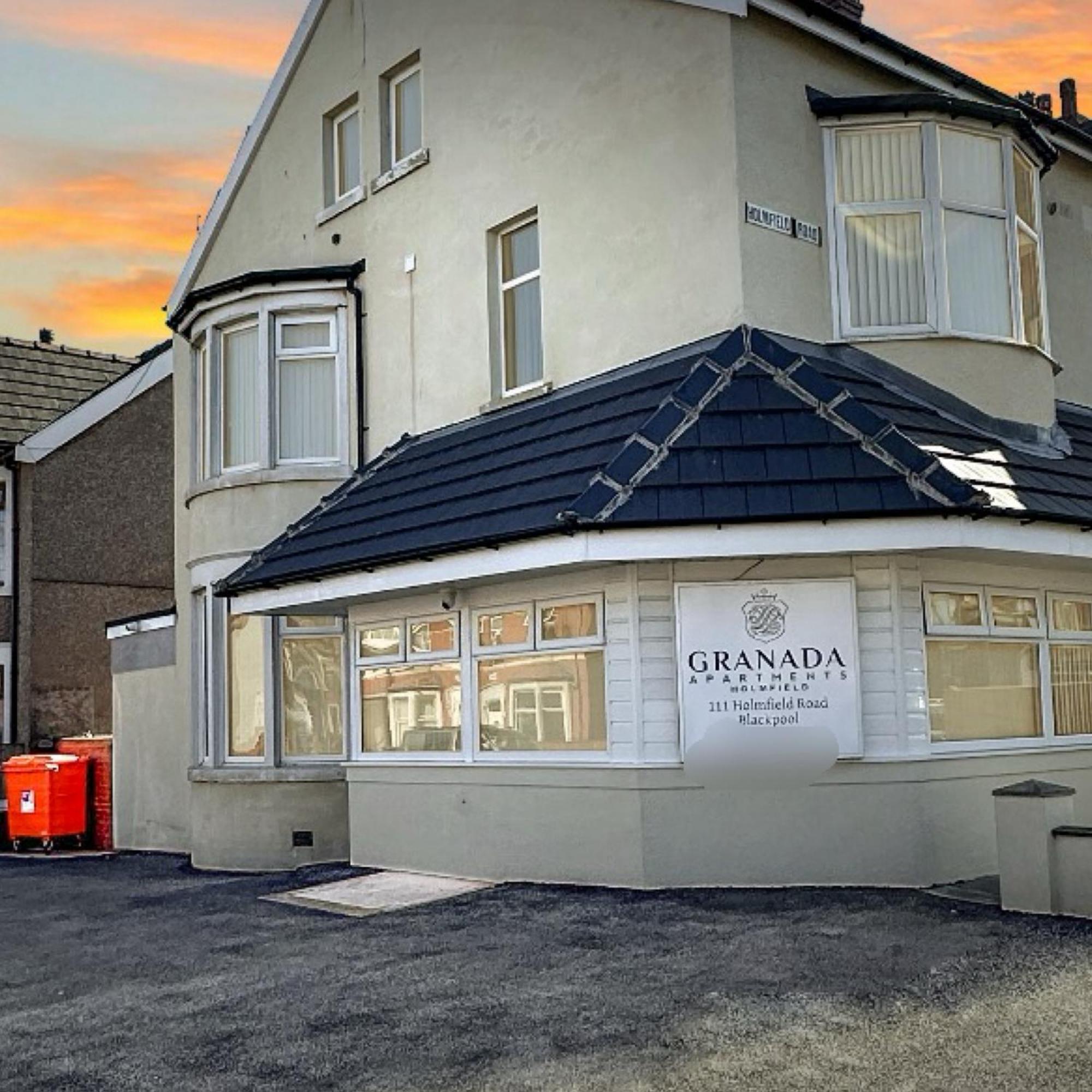 Granada Apartments Holmfield Rd Blackpool Kültér fotó